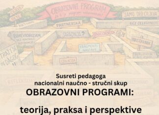 Позив за учешће на научно-стручном скупу СУСРЕТИ ПЕДАГОГА – Образовни програми: теорија, пракса и перспективе (постер)